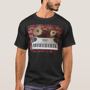 T-shirt Beau Coin Créatif : Tapisserie musicale