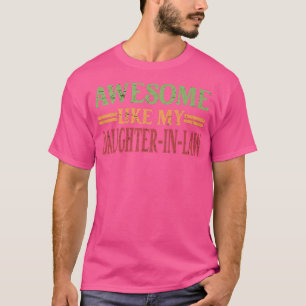 T-shirt BEAU COMME MA FILLE en droit Drôle papa père