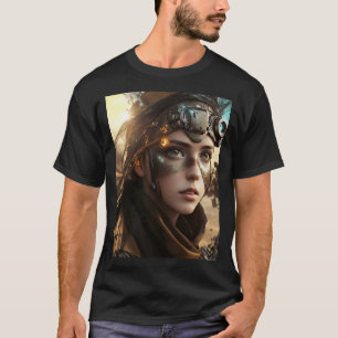 T-shirt Beau Cyborg futuriste