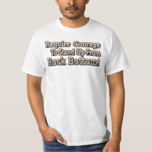 T-shirt Beau Design À Propos Du Courage Debout! T-Shir
