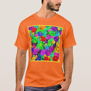 T-shirt Beau Design Fleur. Commandez dès maintenant