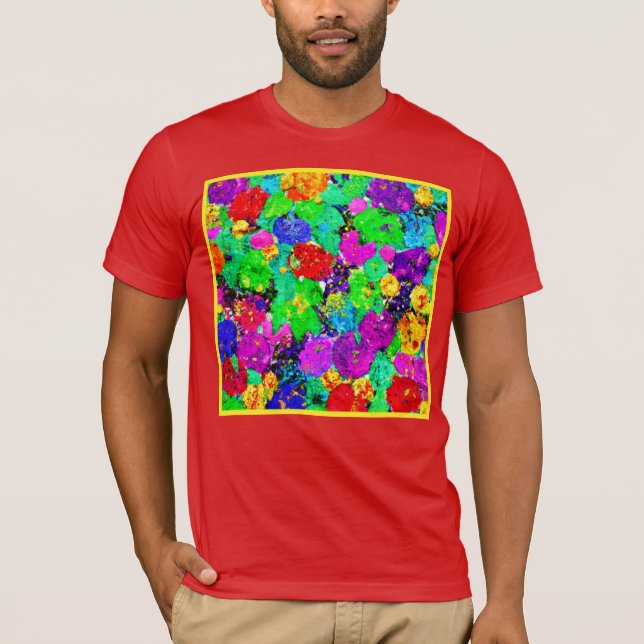 T-shirt Beau Design Fleur. Commandez dès maintenant  (Devant)