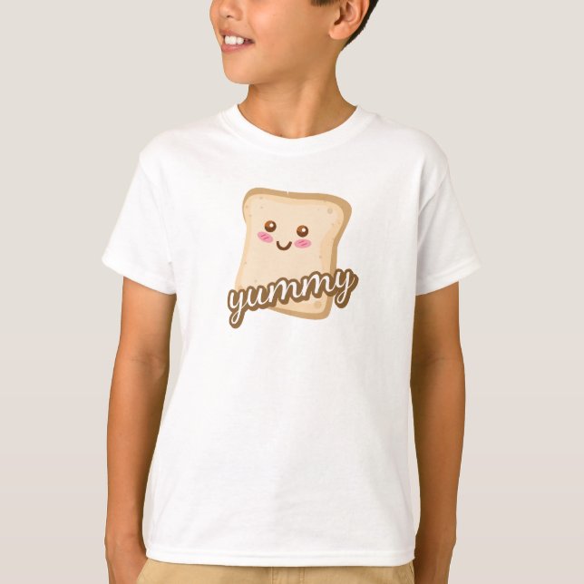 T-shirt Beau dessin de pain (Devant)