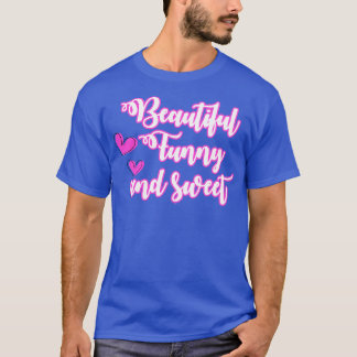 T-shirt Beau Drôle Et Doux