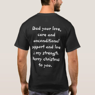 T-shirt beau et élégant cadeau de noël pour papa