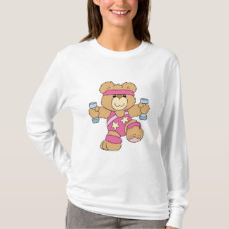 T-shirt Beau exercice Fitness ours