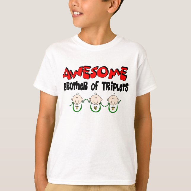 T-shirt BEAU frère de TRIPLETS (Devant)