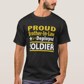 T-shirt Beau-frère fier d'un soldat déployé