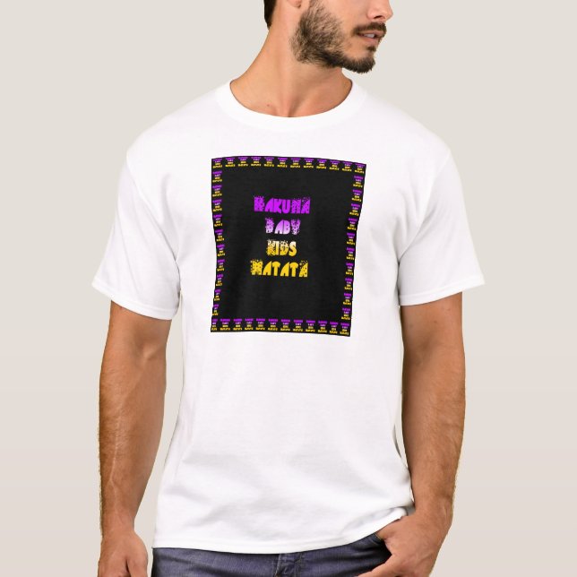 T-shirt Beau Hakuna Matata Art Print (Devant)