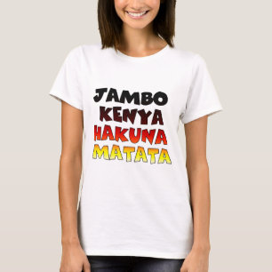 T-shirt Beau Jambo Kenya Hakuna Matata Beau Art
