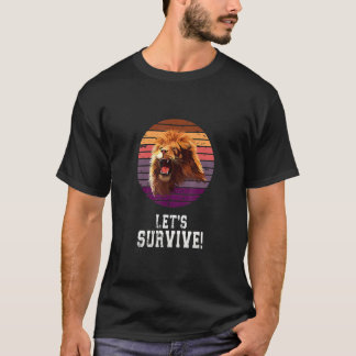 T-shirt Beau lion, lion, militant des droits des animaux