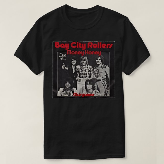 T-shirt Beau modèle Band Bay City Rollers Musique Rock   (Design devant)