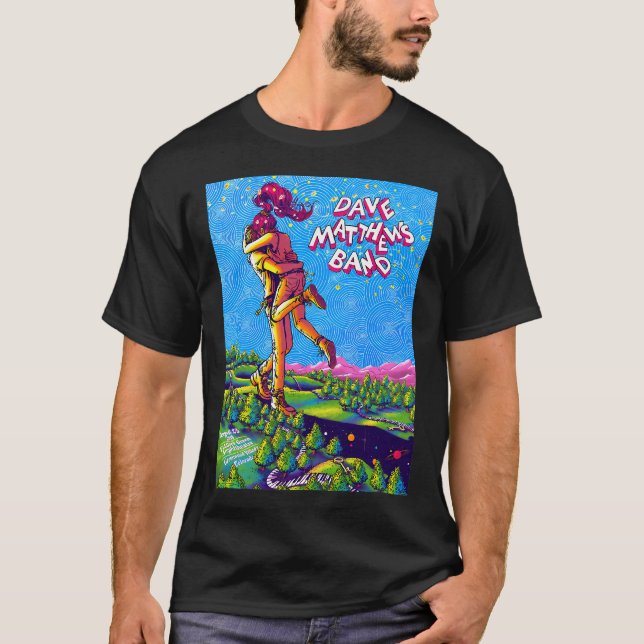 T-shirt Beau modèle Dave Matthews Band Fans classiques (Devant)
