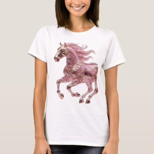 T-shirt Beau motif artistique d'art abstrait en or