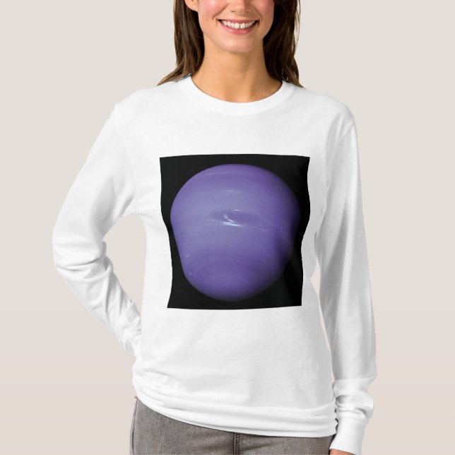 T-shirt Beau Neptune bleu, comme vu de l'espace, la NASA (Devant)