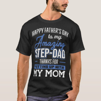 T-shirt Beau-papa incroyable merci de supporter maman