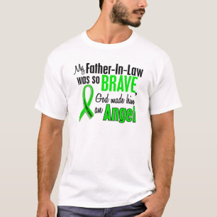 T-shirt Beau-père de lymphome de Non-Hodgkins de l'ange 1
