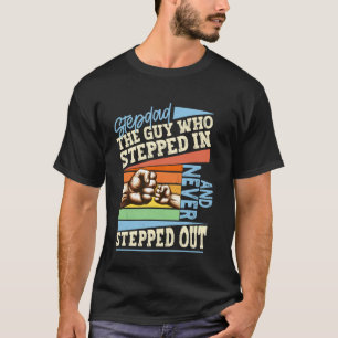 T-shirt Beau-père Le type qui est intervenu Papa qui a pr