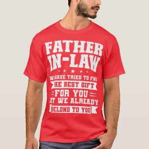 T-shirt Beau-père, nous avons essayé de trouver belle-mère