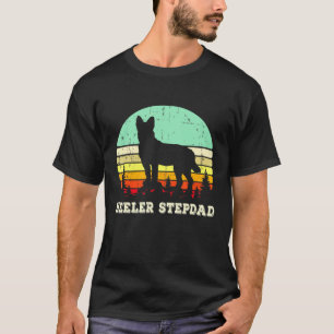 T-shirt Beau-père Red Blue Heeler Chien de bétail australi