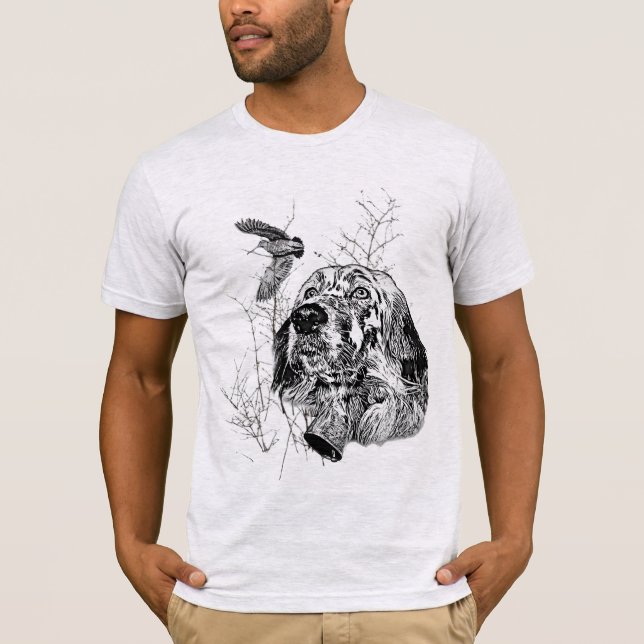 T-shirt Beau plateau avec faisans, Art (Devant)