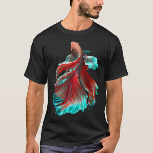 T-shirt Beau poisson Guppy orange Guppies fantaisie figuie