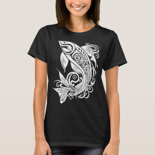 T-shirt Beau poisson vectoriel Graphique Nature Eau Riv Me