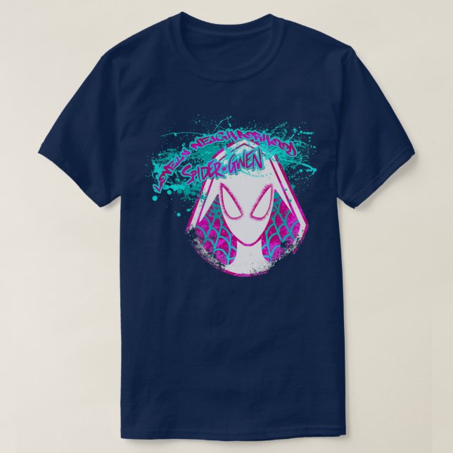 T-shirt Beau quartier Spider-Gwen  (Design devant)