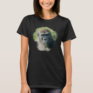 T-shirt Beau retour noir Gorilla