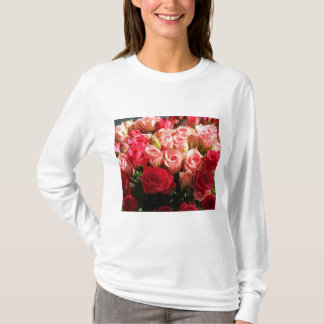 T-shirt Beau Rose à manche longue Tee