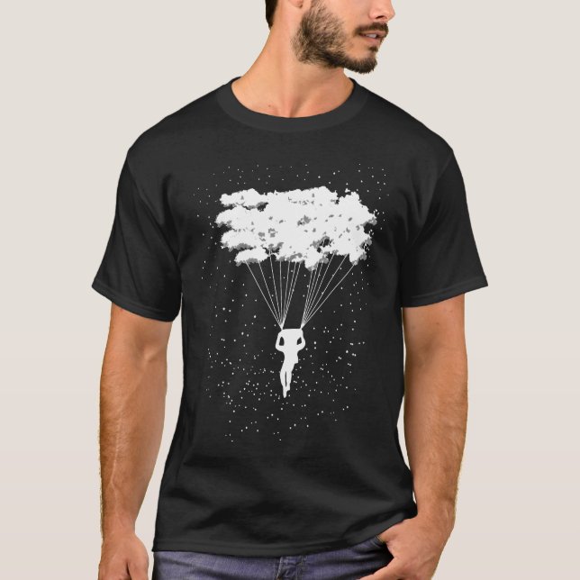 T-shirt Beau Skydiver Belle Skydiving dire (Devant)