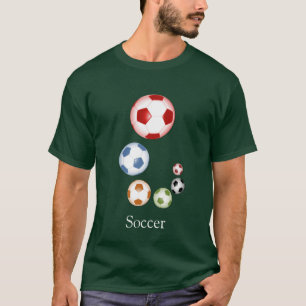 T-shirt Beau soccer(football) ensemble de balles