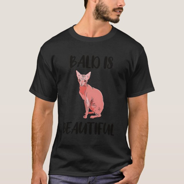 T-shirt Beau Sphynx Chat propriétaire Sphynx (Devant)