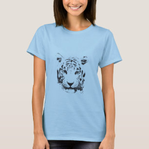 T-shirt Beau tigre blanc