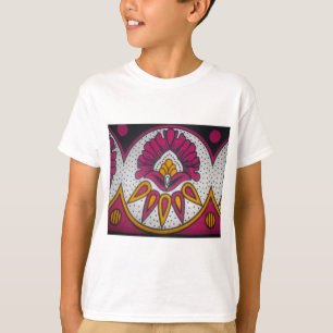 T-shirt Beau tissu africain coloré Motif Art Imprimer