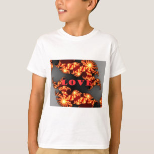 T-shirt Beau univers coloré extraordinaire Love text