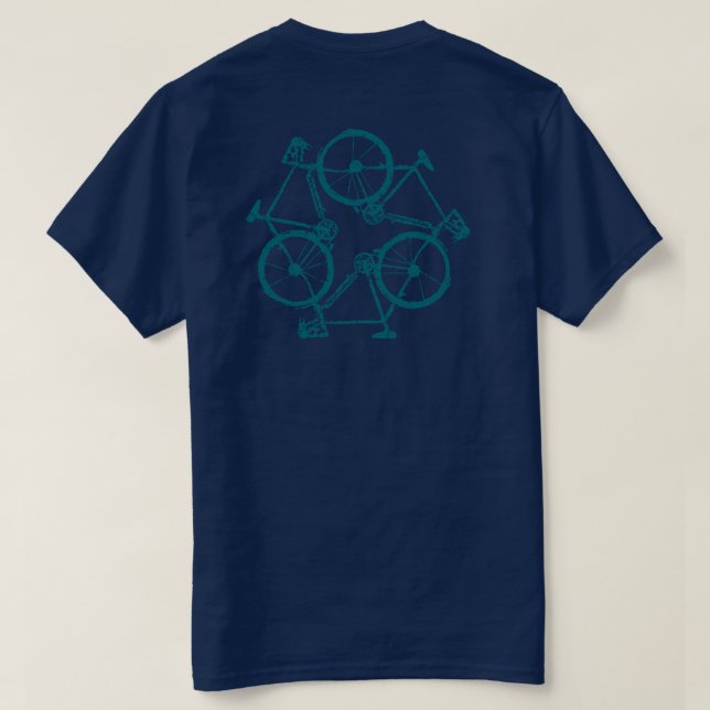 T-shirt beau vélo . vélo . thème vélo (Design dos)