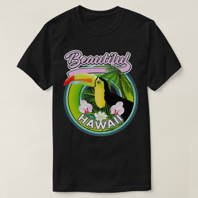 T-shirt beau voyage hawaii (Design devant)