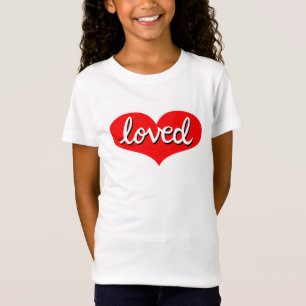 T-Shirt Beaucoup aimé - Filles ajustées