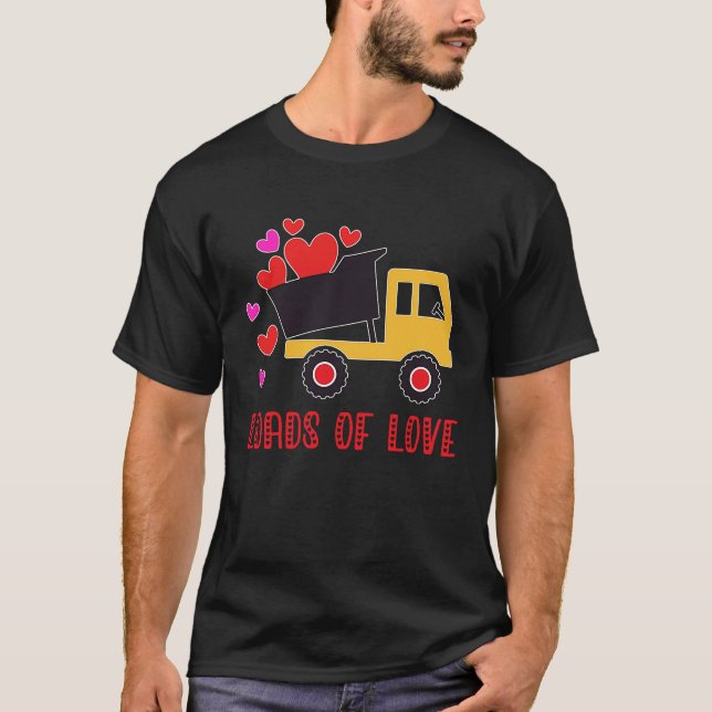 T-shirt beaucoup d'amour Toddler camion Valentine's day fo (Devant)