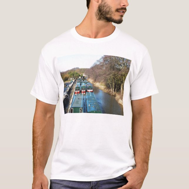 T-shirt Beaucoup de bateaux de canal (Devant)