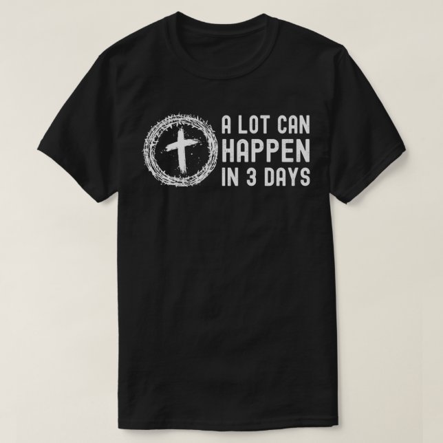 T-shirt Beaucoup de choses peuvent arriver en 3 jours Hall (Design devant)