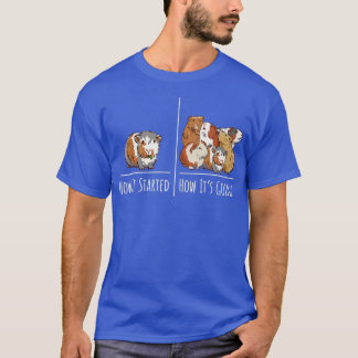 T-shirt Beaucoup de Cochons de Guinée - Cochon De Guinée h