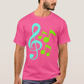 T-shirt Beaucoup de notes de musique Clef Musical Sound Lo