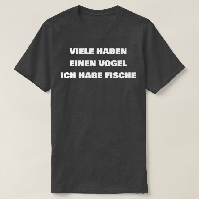 T-shirt Beaucoup ont un oiseau1 (Design devant)