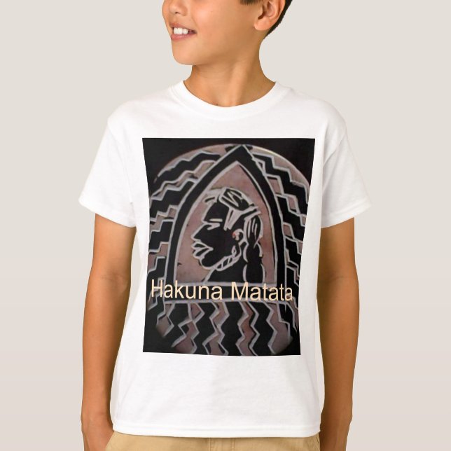 T-shirt Beauté africaine : Bongo Massai Portrait Art Triba (Devant)