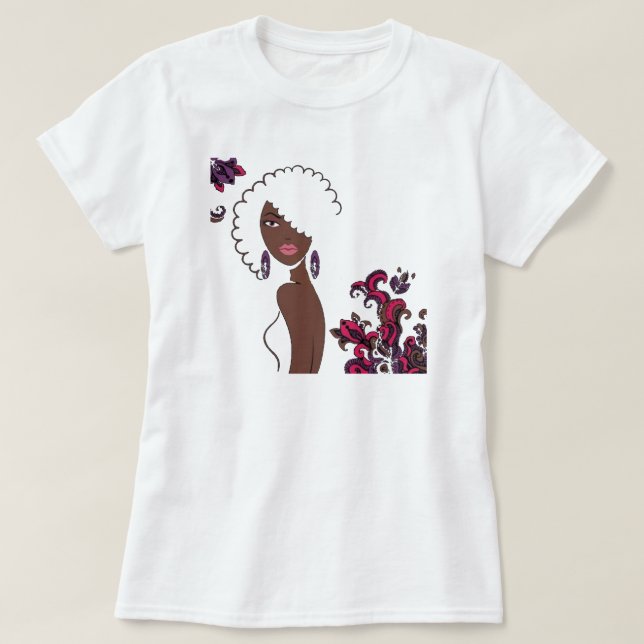 T-shirt beauté Afrocentrique (Design devant)