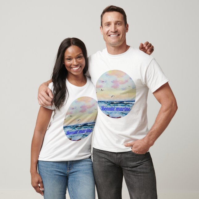 T-shirt Beauté amrine-aquarelle (Unisexe)