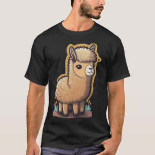 T-shirt Beauté andine mignonne et découpée Gen Z Llama ten