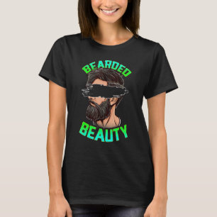 T-shirt Beauté Barbu Croissance des Cheveux du Visage Homm
